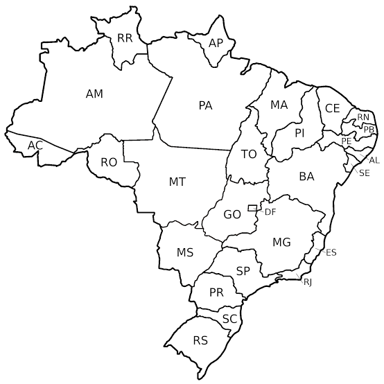 Mapa do Bras